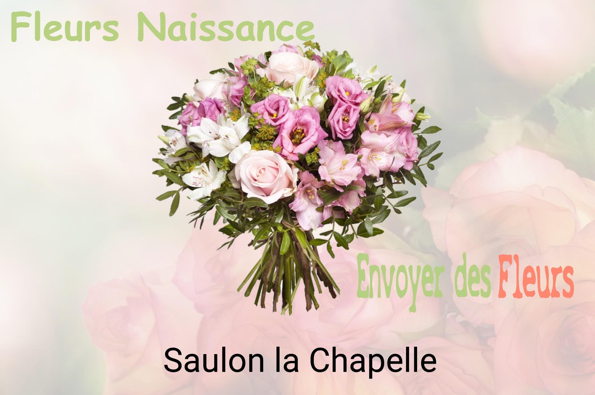 Bouquet de fleurs de naissance livré à Saulon-la-Chapelle
