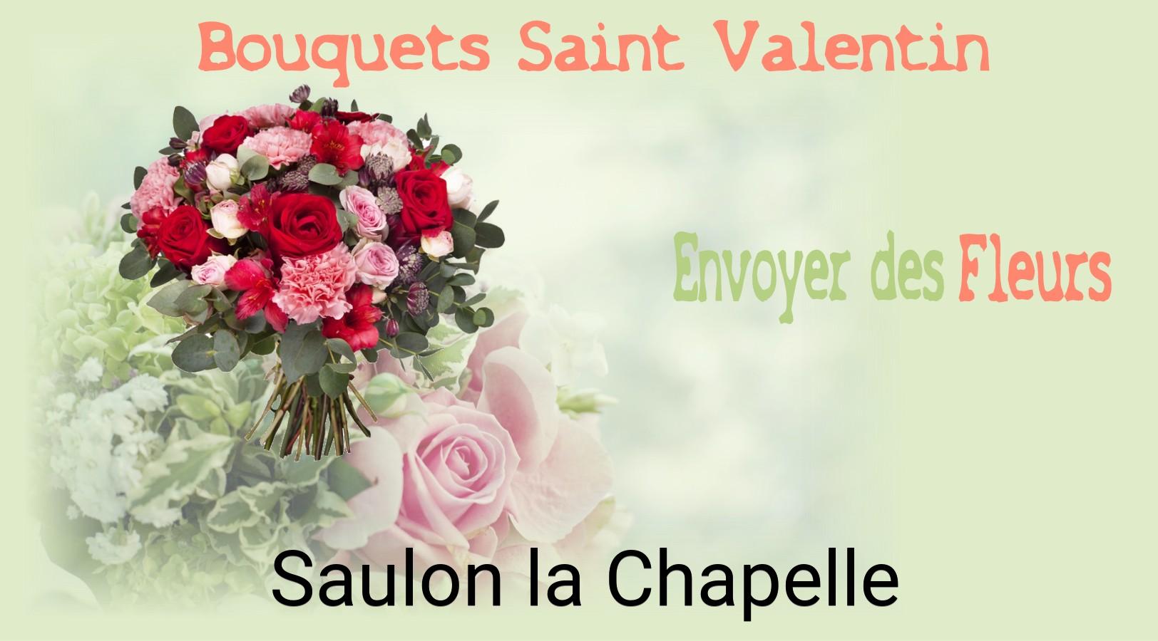 Roses de Saint-Valentin livrées à Saulon-la-Chapelle